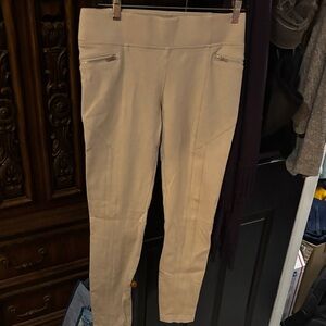 INC International Concepts Cream Ankle Pants